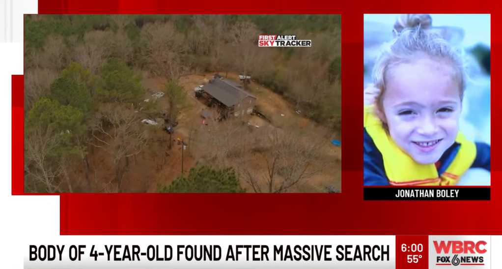 The boy was last seen at his father's home at around 11:30 a.m. Wednesday, when he was playing outside along the fence line with his older brother and the pooch, according to Smith.